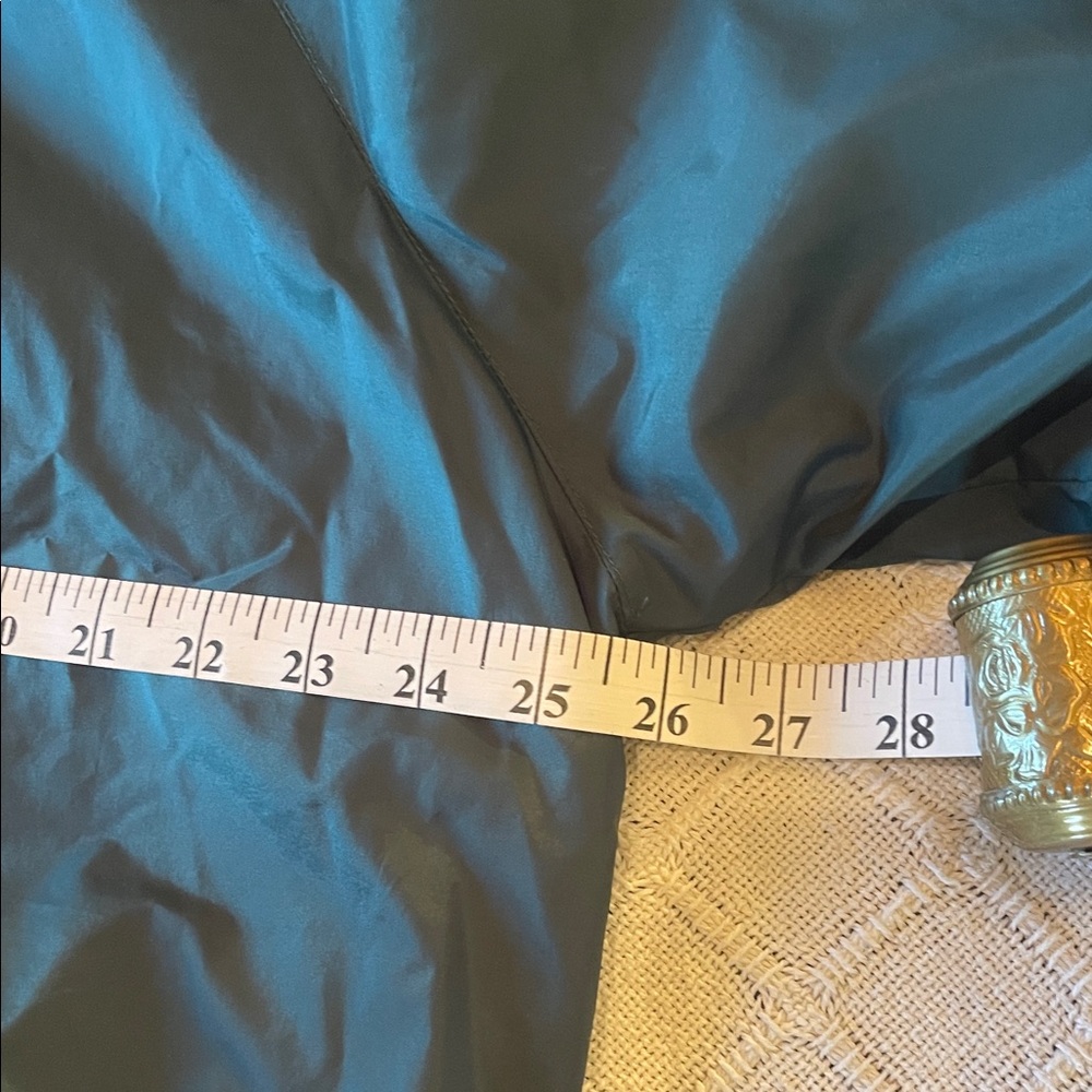 Unisex Dark Green Hooded Pullover Windbreaker Jacket. Sz L. - Picture 14 of 15
